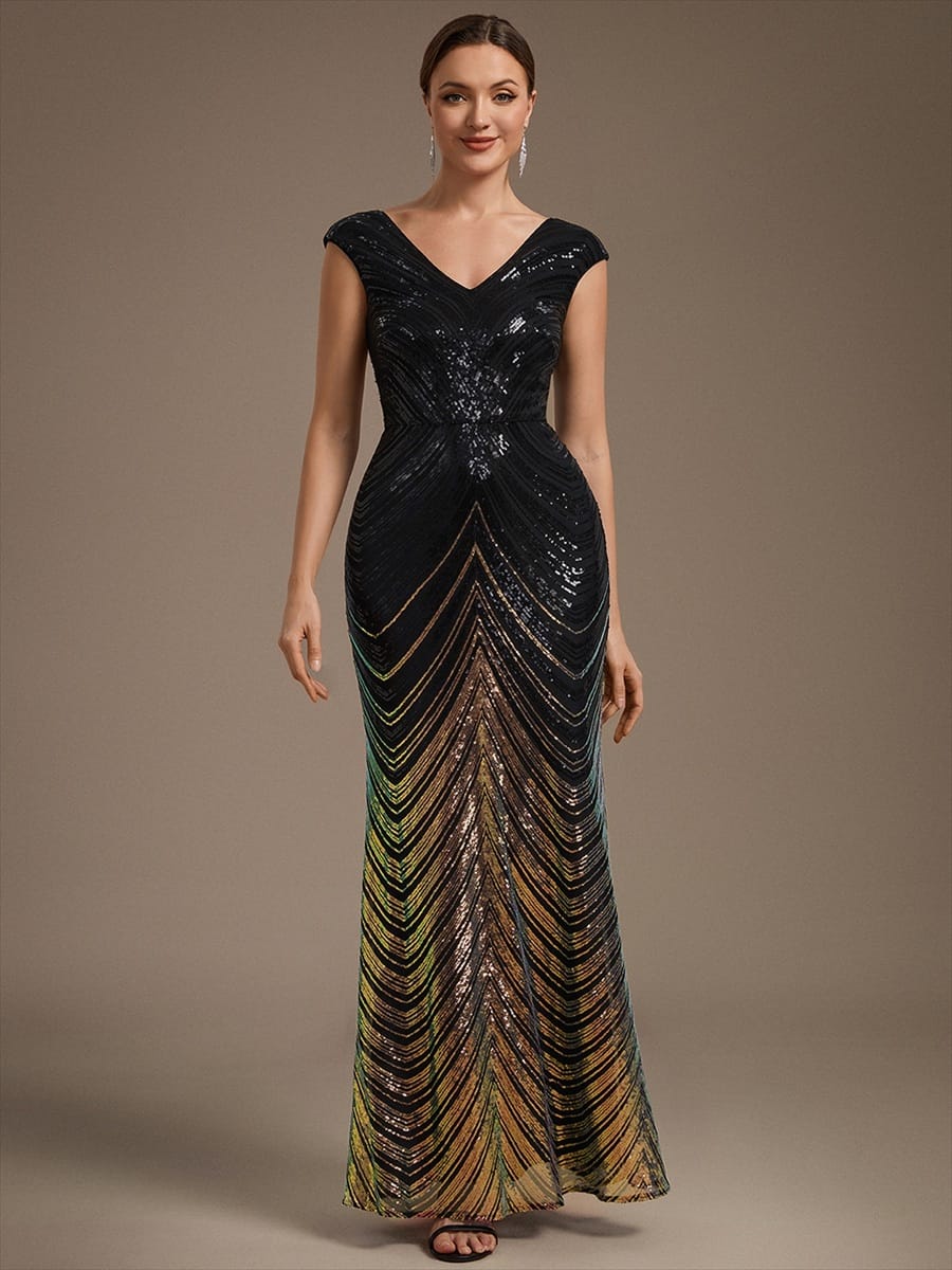 Top Picks Black Evening Gowns #style_EE02829KG