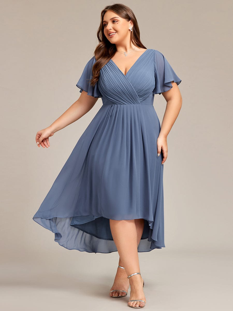 Dusty Blue Bridesmaid Gowns #style_EG01923DN