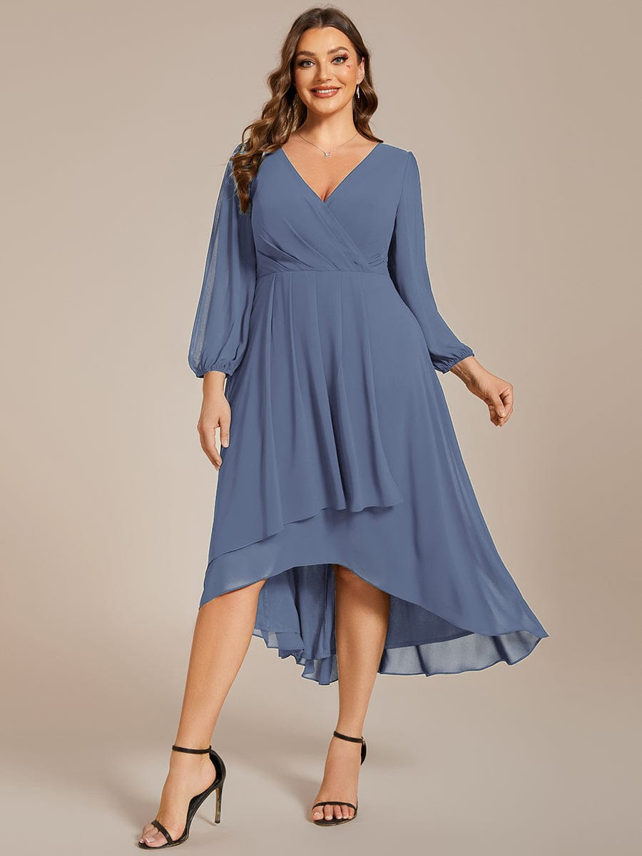 Dusty Blue Bridesmaid Gowns #style_EG01926DN