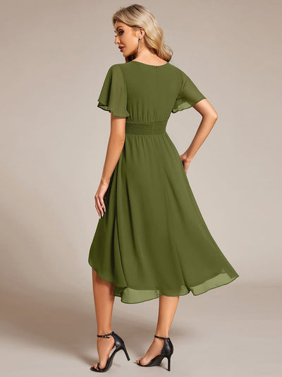 ever EDEN|Flowy Chiffon A-Line Knee Length Mother of The Bride Dress