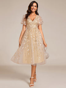 Gold Bridesmaid Dresses #style_EG02230GD