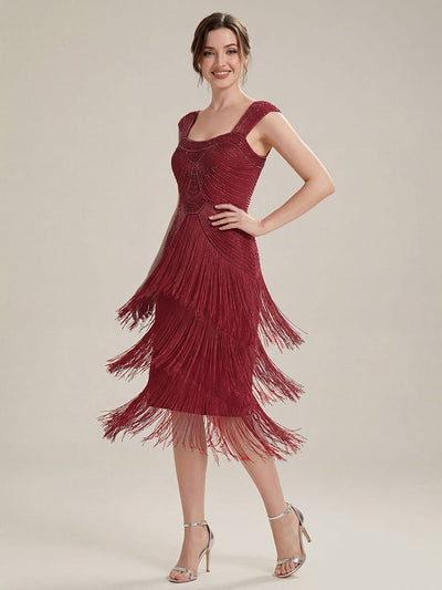 ever LUMINE|See-through Sequin Sleeveless Dress