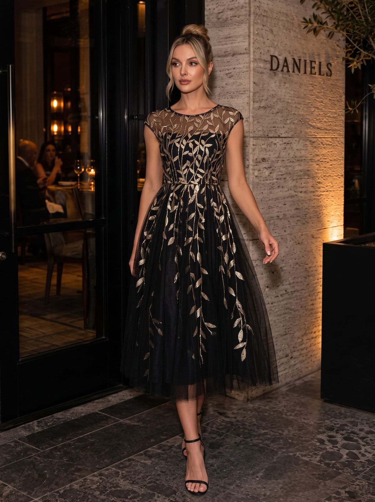 Top Picks Black Evening Gowns #style_EG02778KG