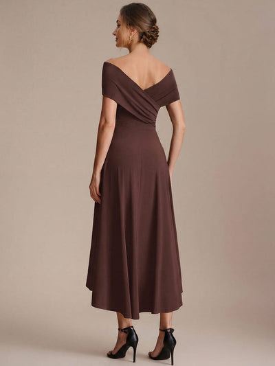 Multi-way Jersey Off-the-shoulder Sleeve Dress