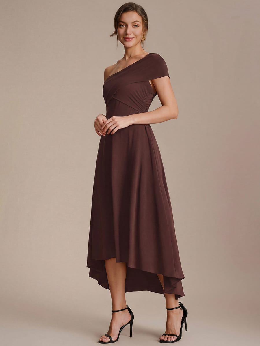 Multi-way jersey Off-the-shoulder Sleeve Dress #color_CD