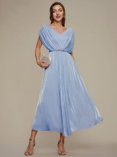 Flowing Ribbons Sea-island filament fabircs Batwing Sleeve Dress