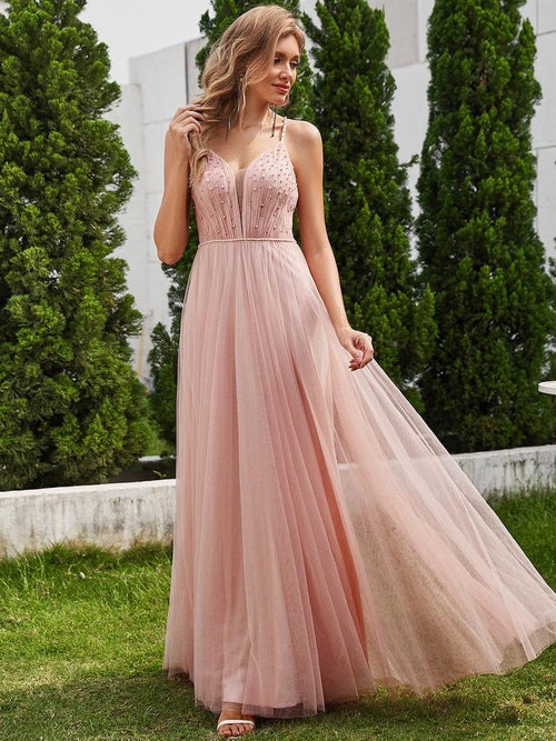 Robe NAFNAF Dégradé Brun/rose - Taille EU 40 / US 12 - Bretelles Spaghetti, Doublée - Occasion Très Bon état