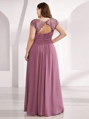 Custom Size Elegant Flattering Maxi Plus Size Evening Dress