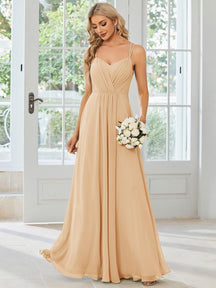 Top Picks Champagne Bridesmaid Gowns #style_ES01692CH