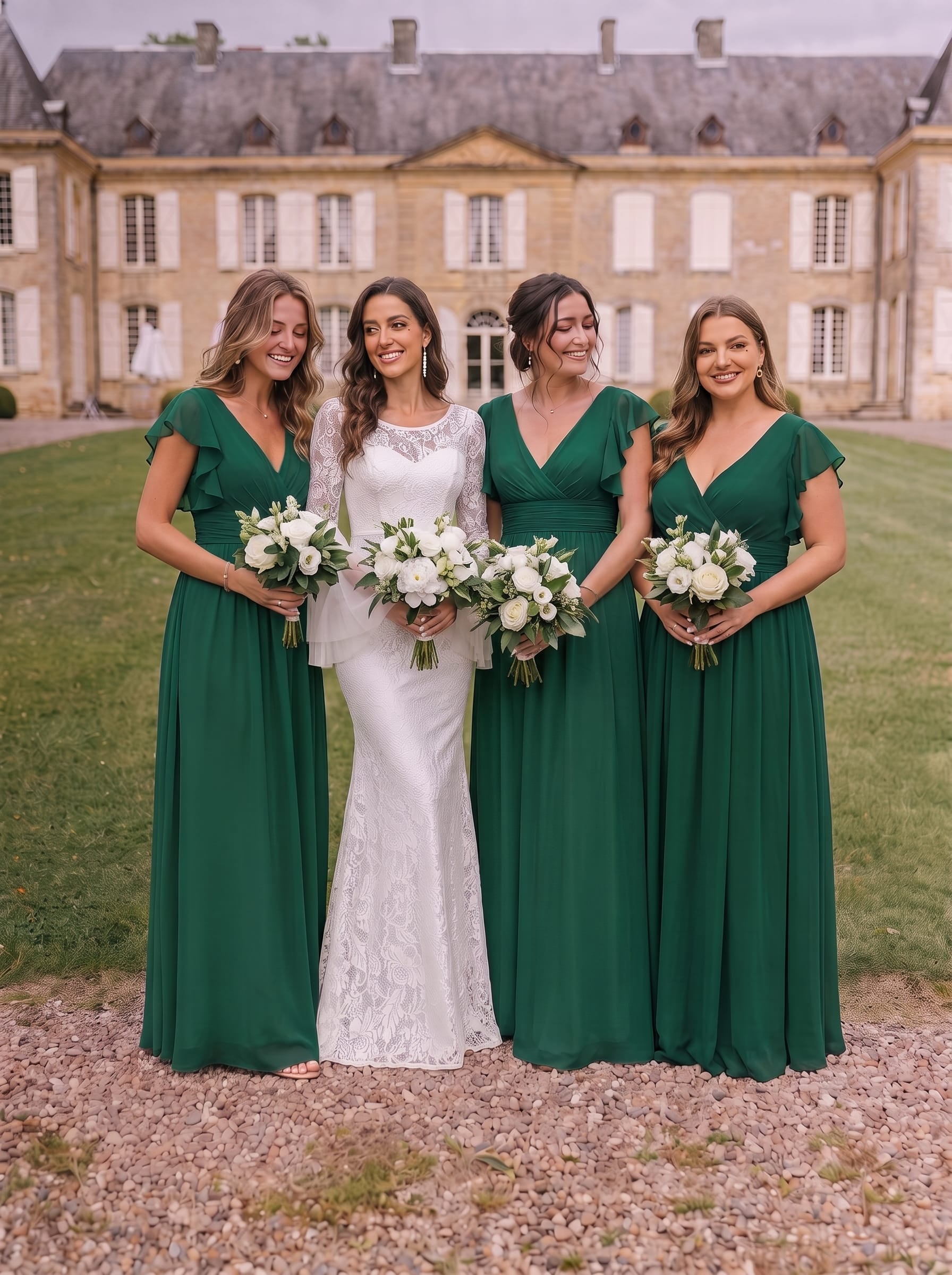 Top Picks Emerald Green Bridesmaid Dresses #style_ES01819DG
