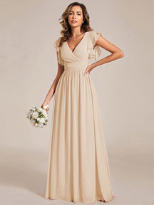 Gold Bridesmaid Dresses #style_MS01819GD