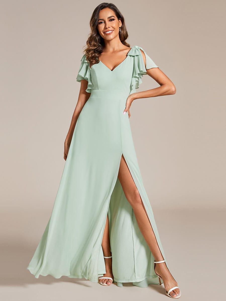Sage Green Bridesmaid Dresses #style_ES02080MG