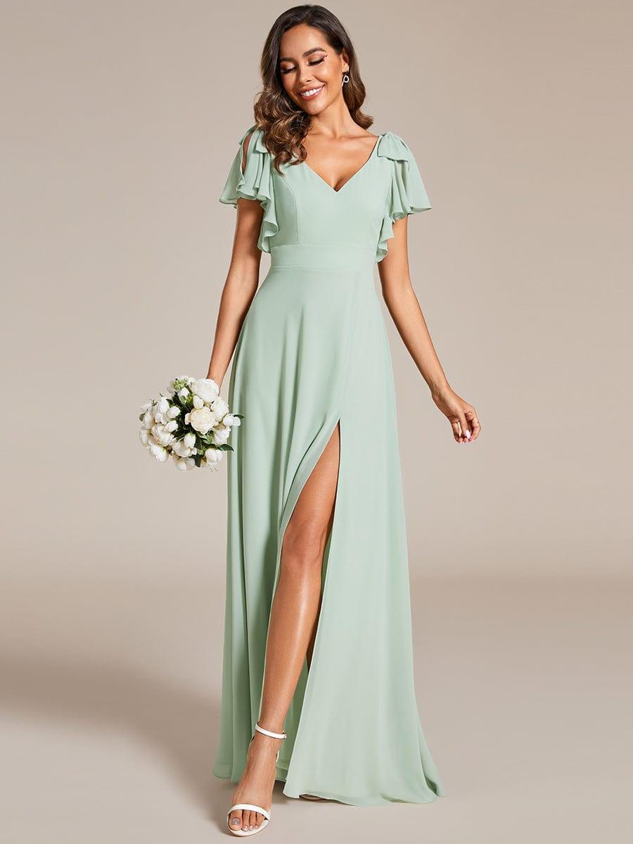 Sage Green Bridesmaid Dresses #style_ES02080MG