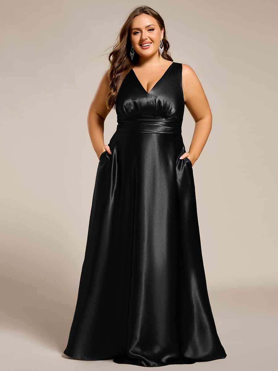 black bridesmaid dresses #style_ES02326BK
