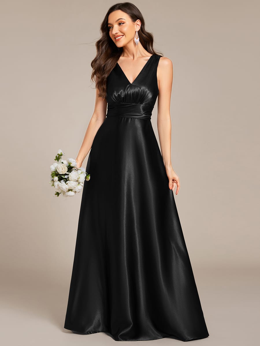 black bridesmaid dresses #style_ES02326BK