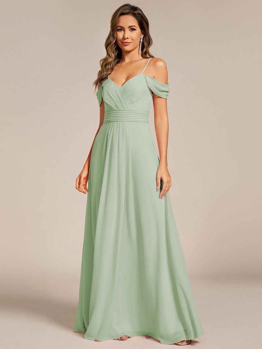 Sage Green Bridesmaid Dresses #style_ES02354MG