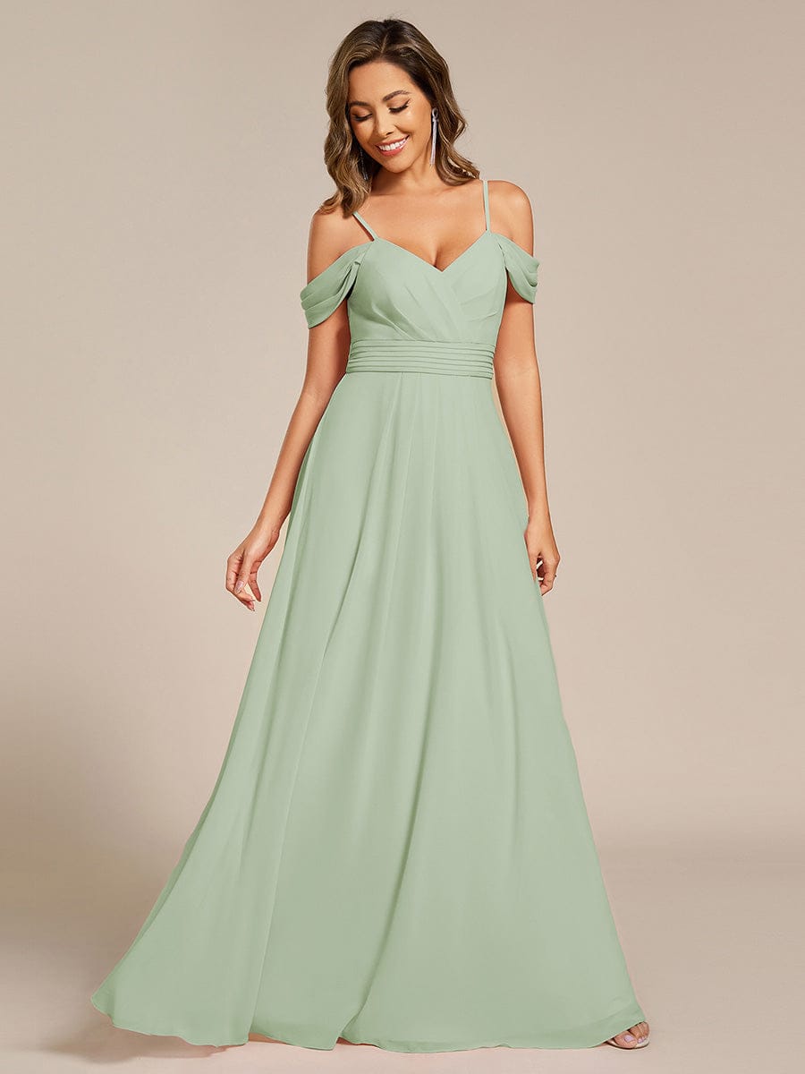 Sage Green Bridesmaid Dresses #style_ES02354MG