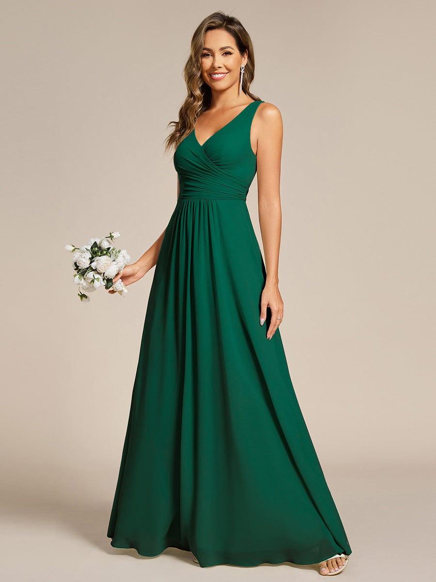 white christmas dresses Lace Top Chiffon Skirt Midi Dress Green