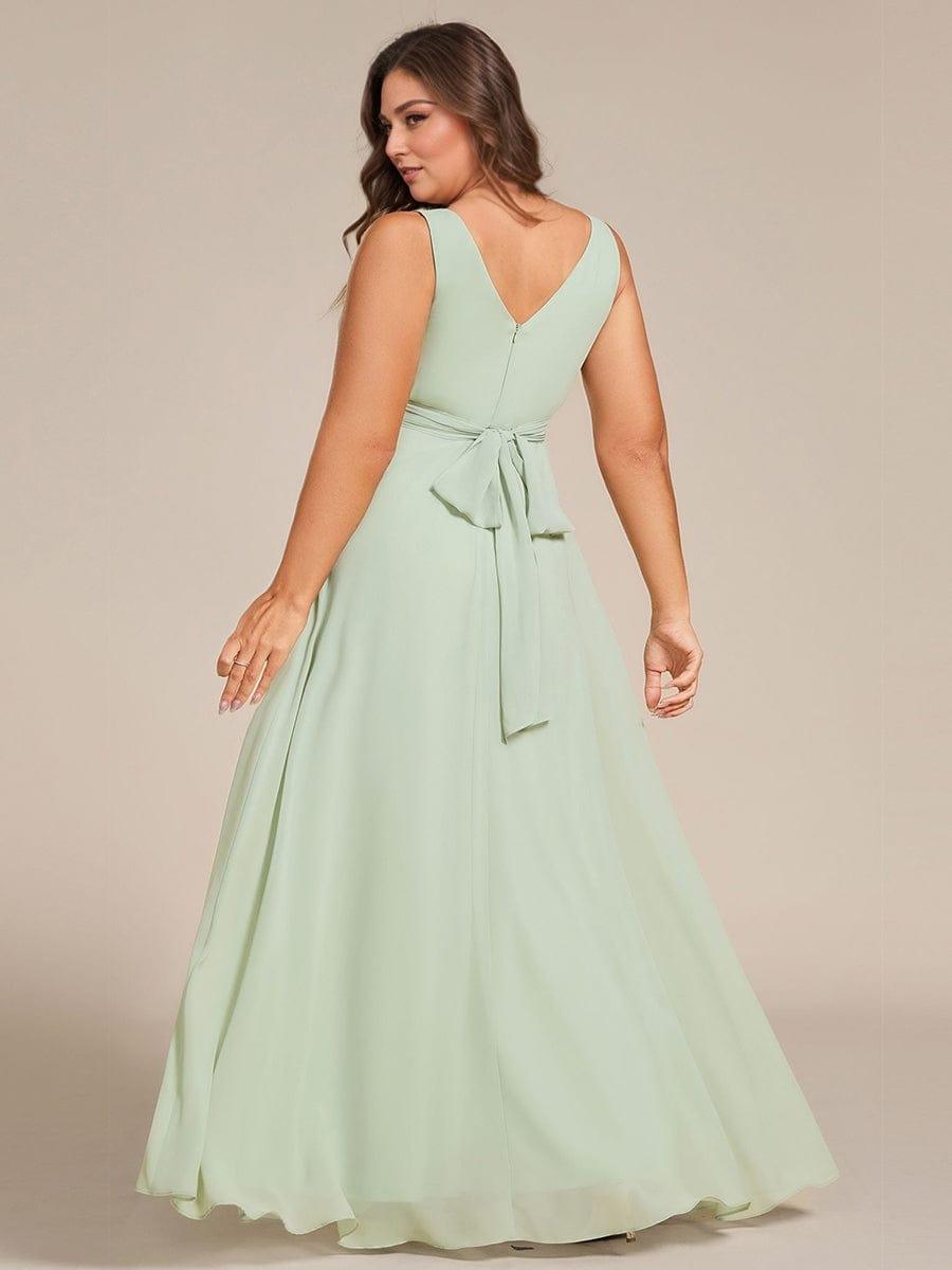 Sage Green Bridesmaid Dresses #style_ES02355MG