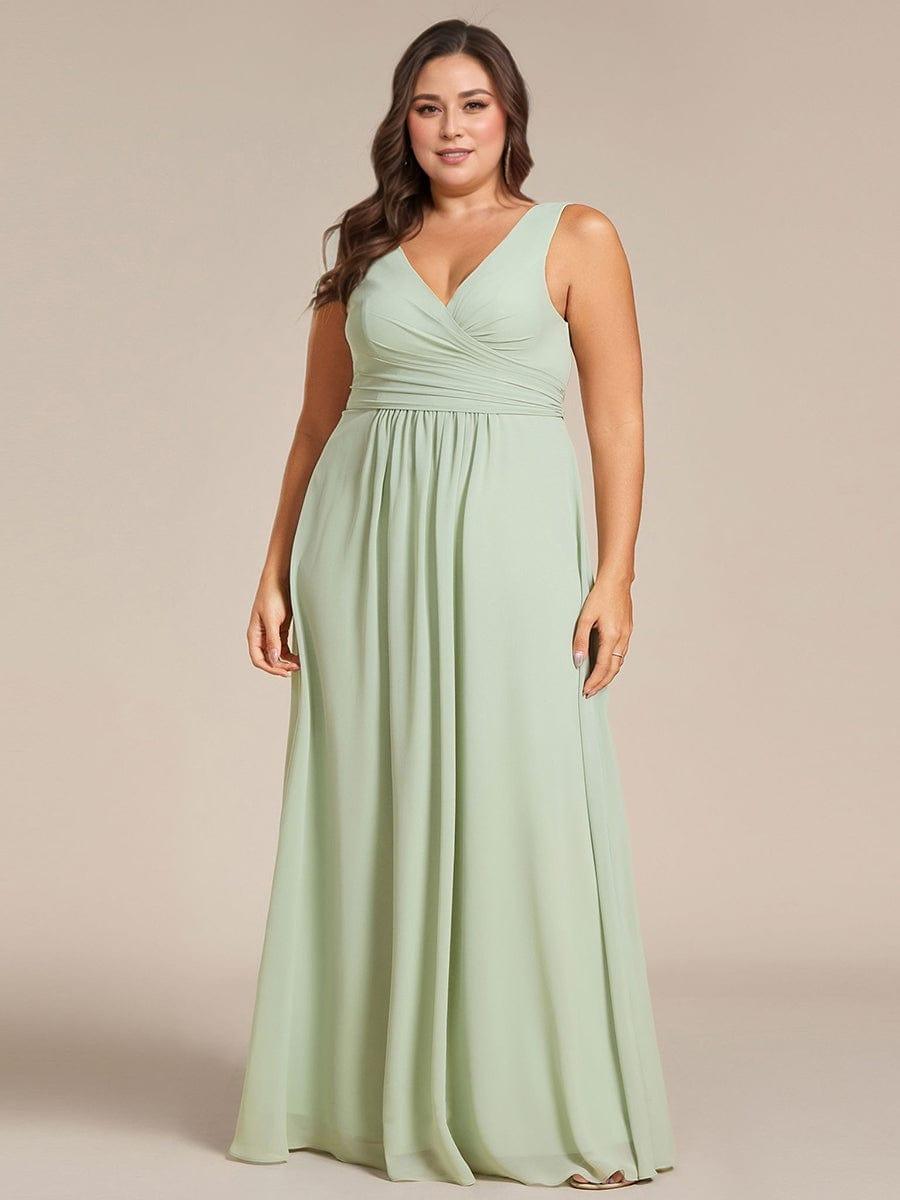 Sage Green Bridesmaid Dresses #style_ES02355MG
