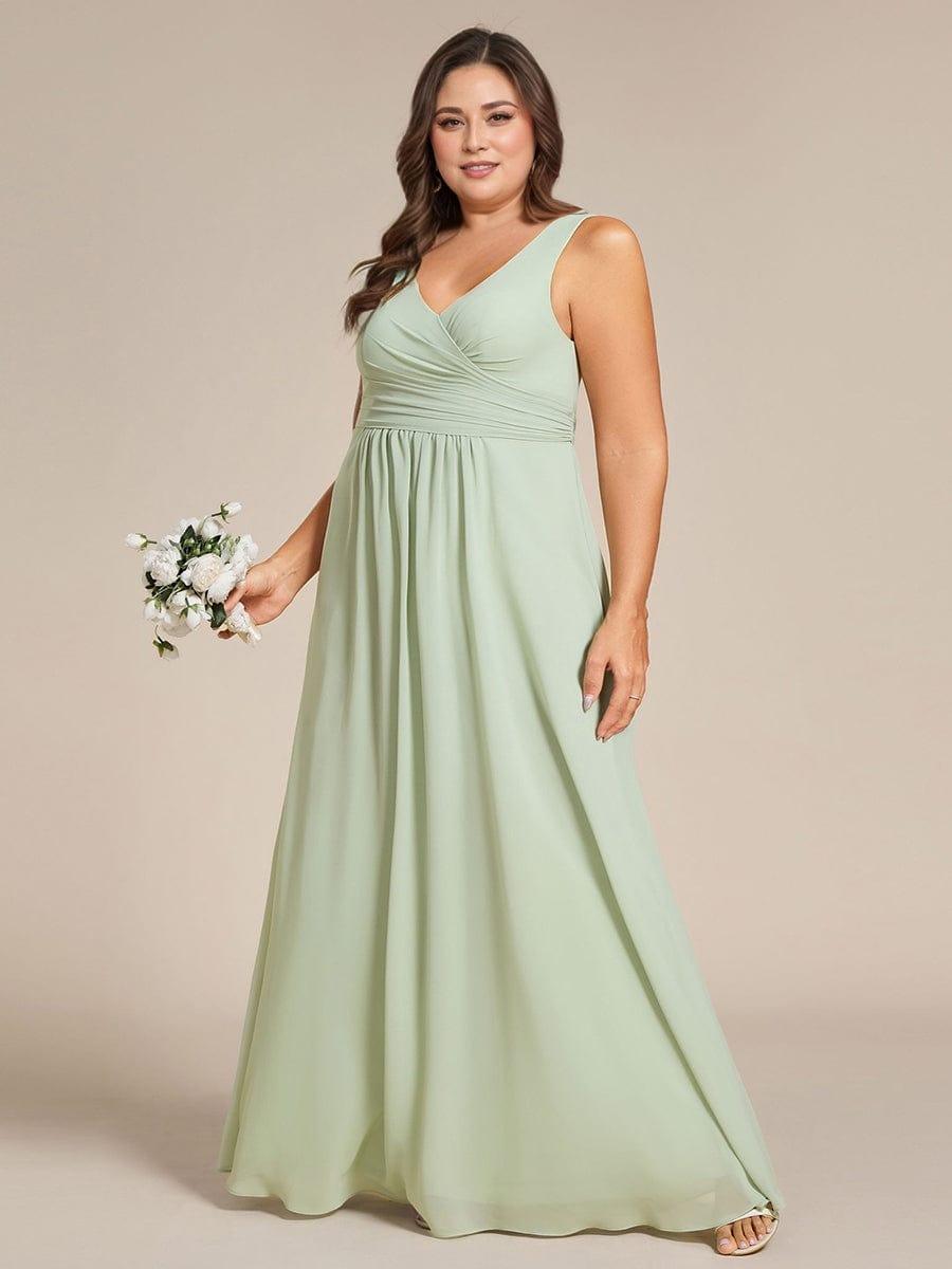 Sage Green Bridesmaid Dresses #style_ES02355MG