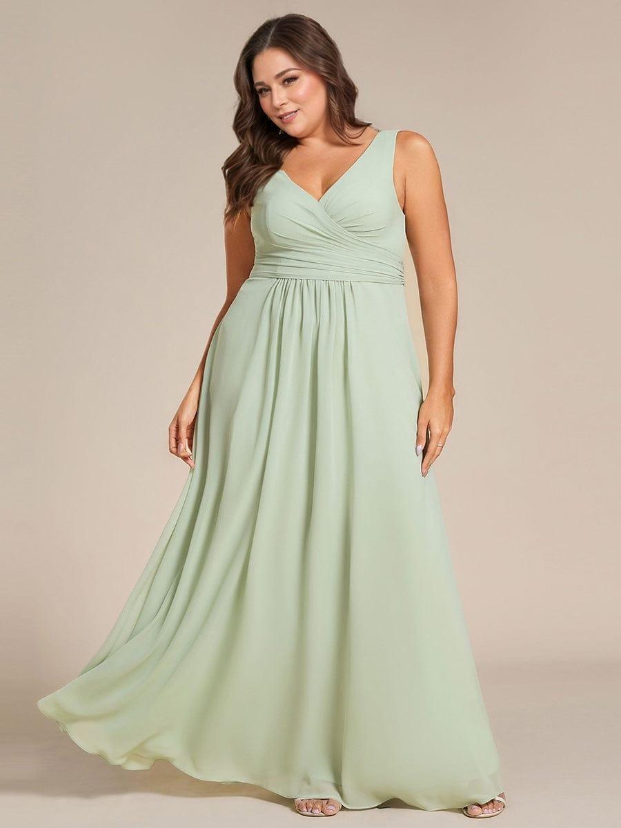 Sage Green Bridesmaid Dresses #style_ES02355MG