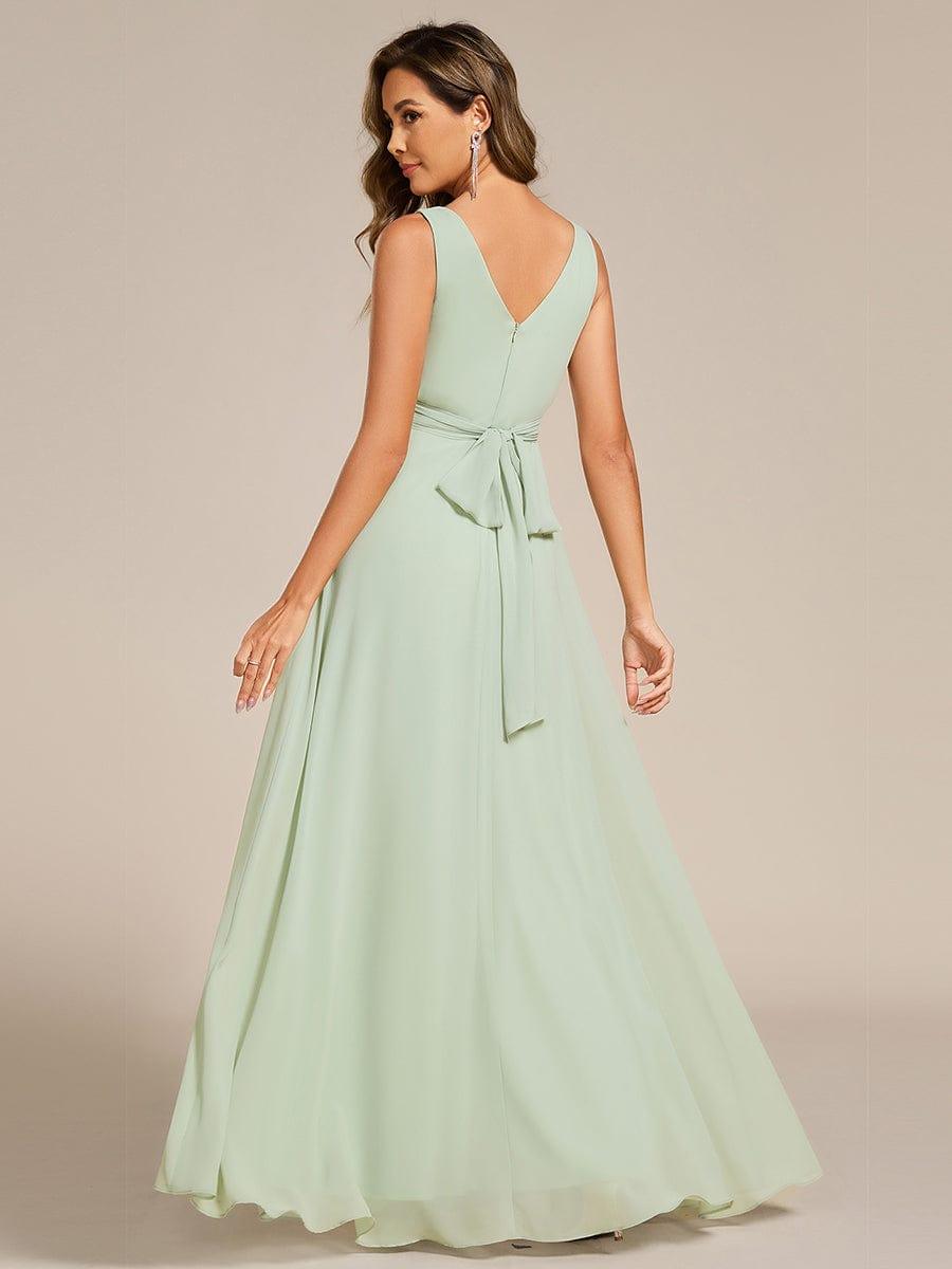 Sage Green Bridesmaid Dresses #style_ES02355MG