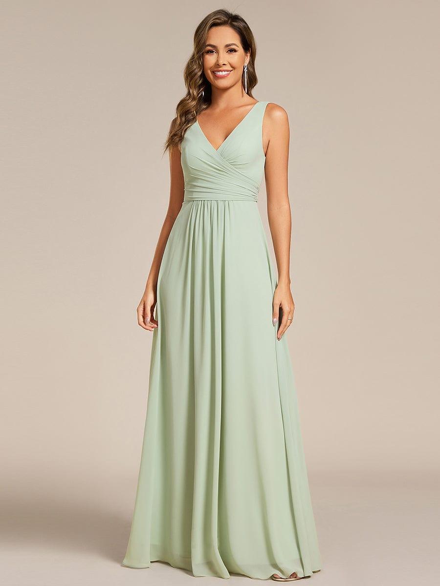 Sage Green Bridesmaid Dresses #style_ES02355MG