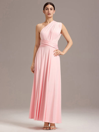 ever STYLES|High-Stretch Soft Versatile Convertible Bridesmaid Dress #color_Pink