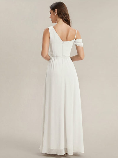Thigh-High Slit Chiffon Sleeveless Dress