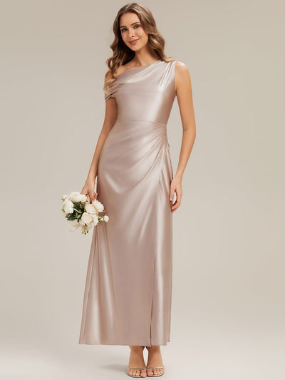 ever OPAL|Convertible Satin Drop Shoulder Sleeve Dress