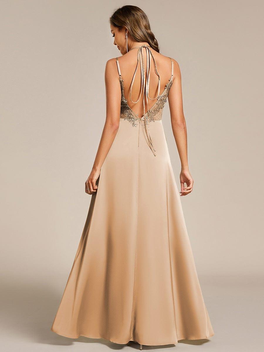 Top Picks Champagne Bridesmaid Gowns #style_ES02692CH