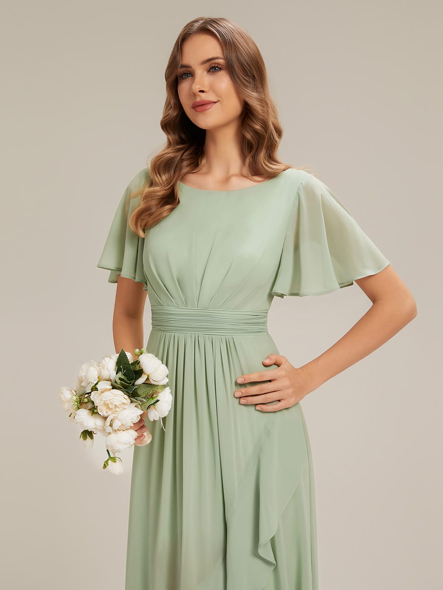 Sage Green Bridesmaid Dresses #style_ES02708MG