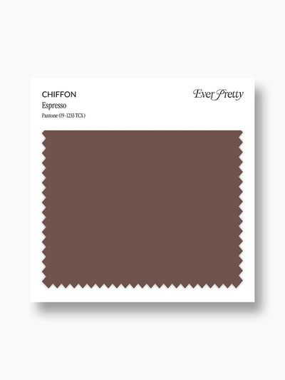 Ever-Pretty Chiffon Swatch Espresso