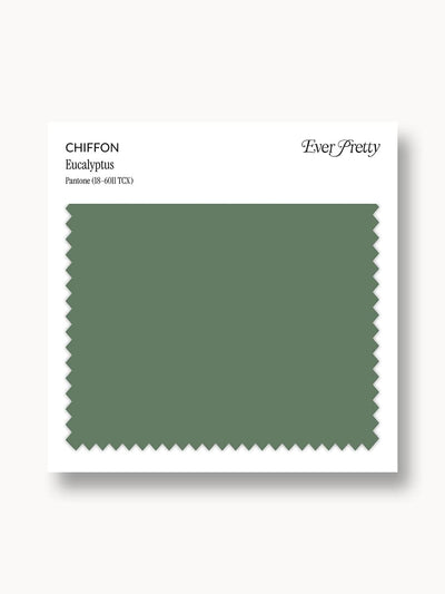 Ever-Pretty Chiffon Swatch Eucalyptus Green