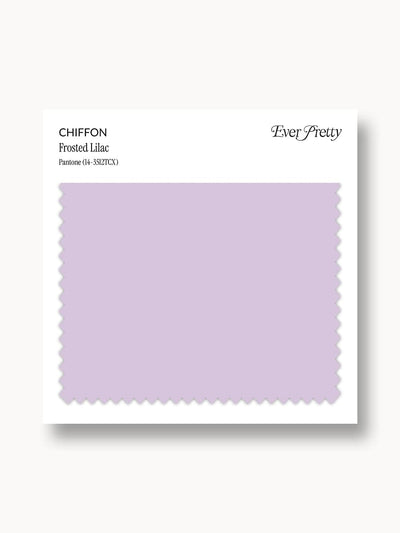 Ever-Pretty Chiffon Swatch Frosted Lilac