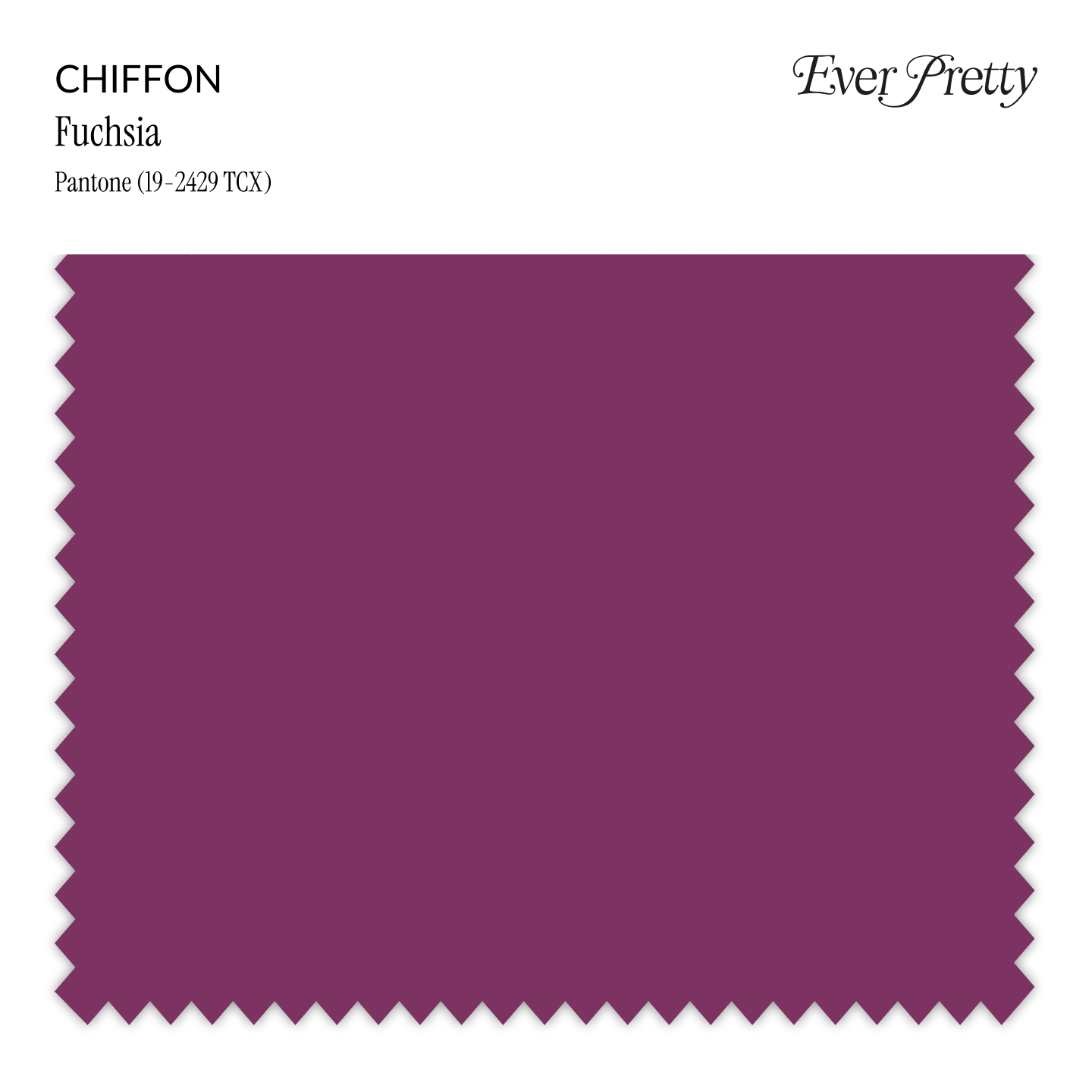 Ever-Pretty Chiffon Swatch #Color_Fuchsia