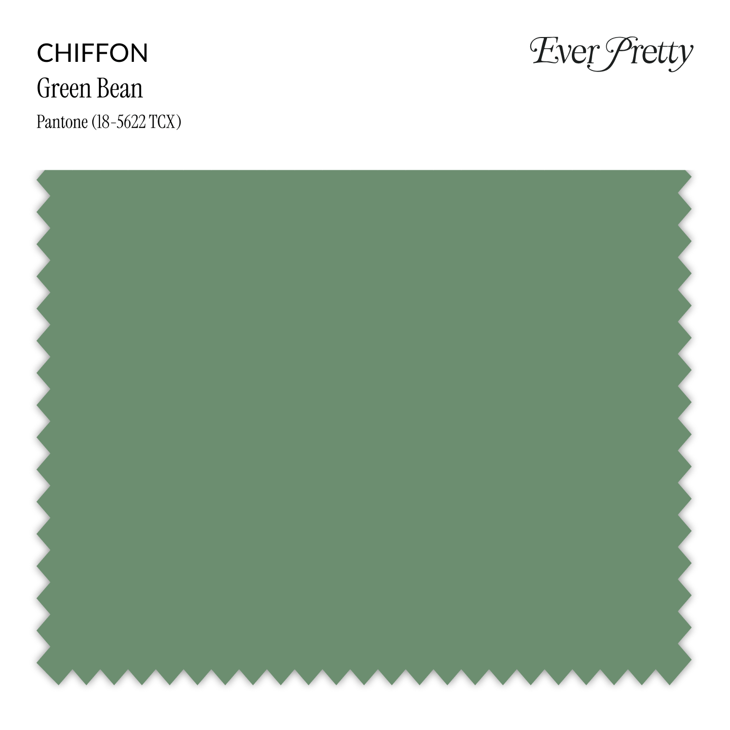 Ever-Pretty Chiffon Swatch #Color_Green Bean