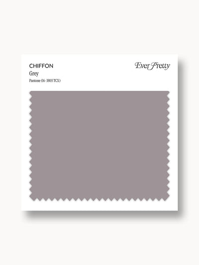 Ever-Pretty Chiffon Swatch Grey