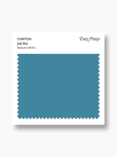 Ever-Pretty Chiffon Swatch Jade Blue