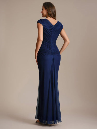 Tulle Cap Sleeve Bodycon Dress