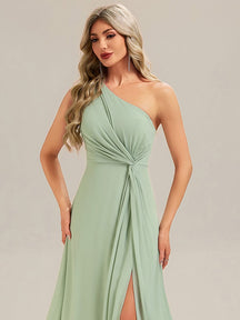 Sage Green Bridesmaid Dresses #style_MS02566MG