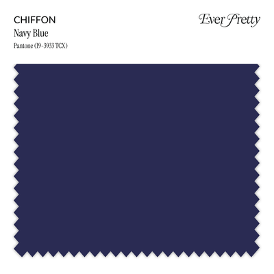 Ever-Pretty Chiffon Swatch #Color_Navy Blue