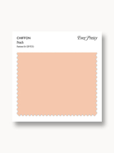 Ever-Pretty Chiffon Swatch Peach