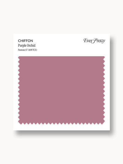 Ever-Pretty Chiffon Swatch Purple Orchid