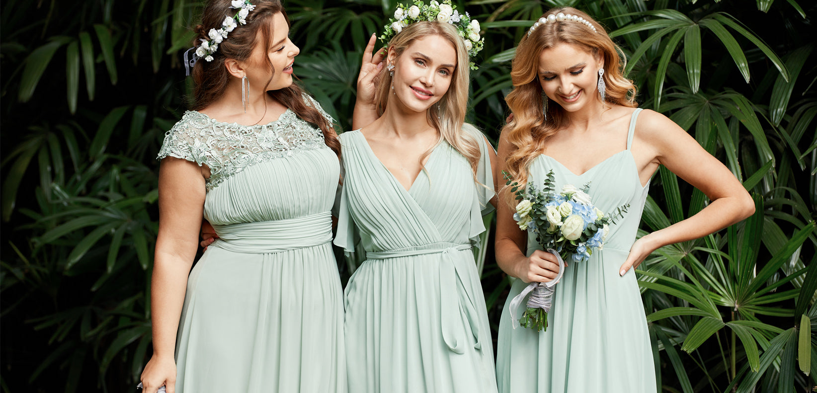 SAGE GREEN BRIDESMAID DRESSES