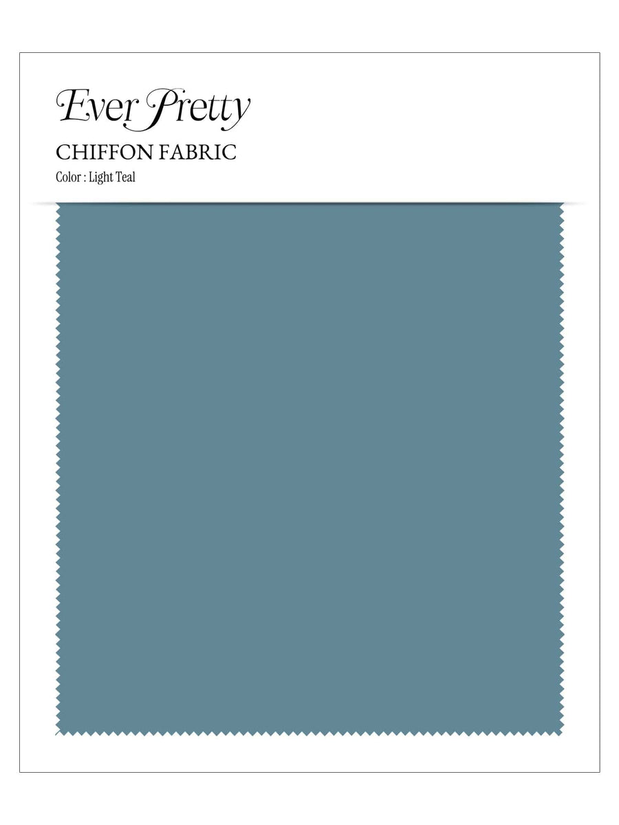 Ever-Pretty Chiffon Swatch #Color_Light Teal