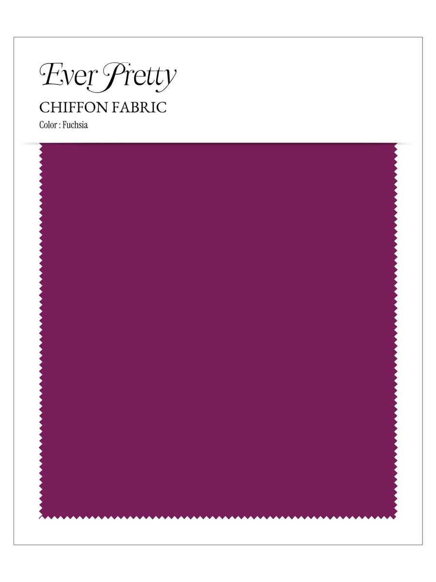 Ever-Pretty Chiffon Swatch #Color_Fuchsia