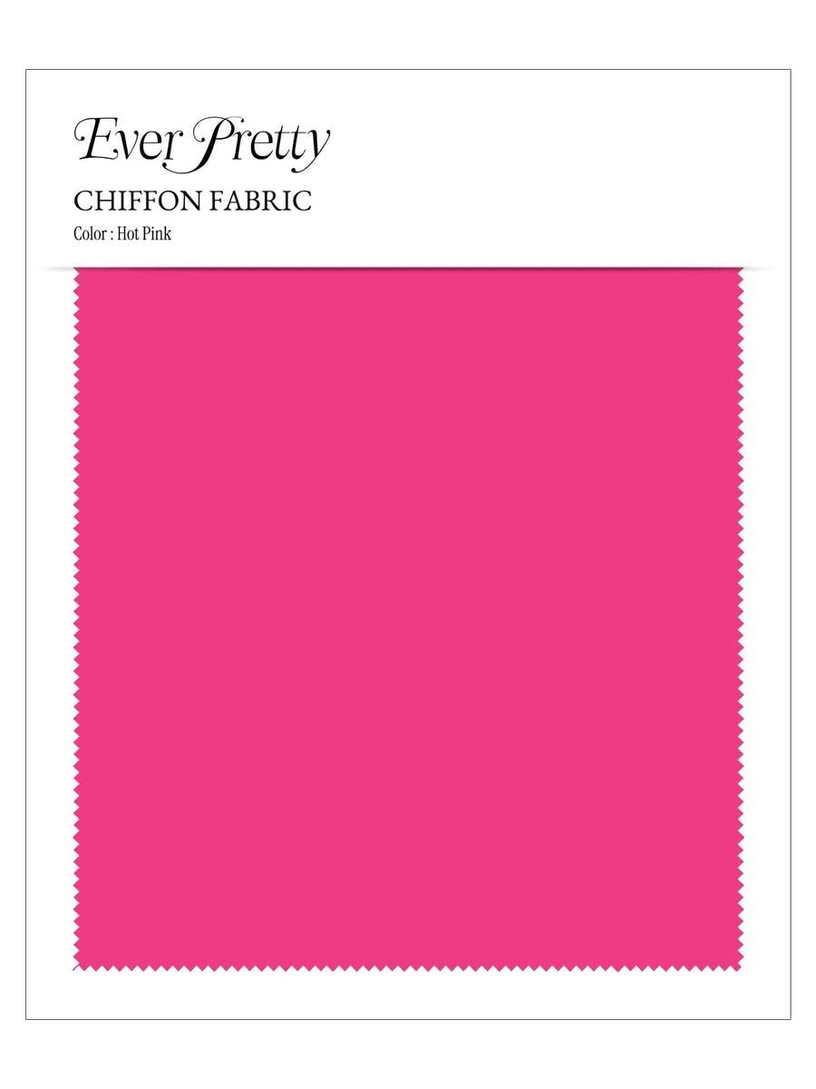 Ever-Pretty Chiffon Swatch #Color_Hot Pink