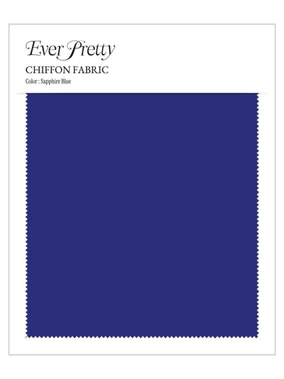 Ever-Pretty Chiffon Swatch #Color_Sapphire Blue